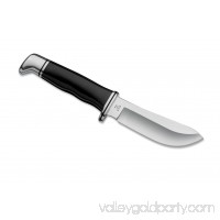 Buck Knives 0103BKS-B Skinner Fixed Blade Hunting Knife with Genuine Leather Sheath, Black Phenolic Handle, Box   570221987